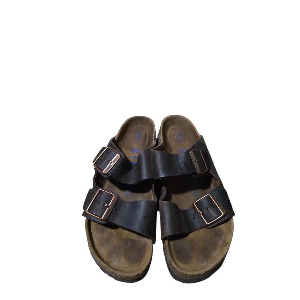 Birkenstock Arizona Oiled Leather Sandals Tobacco Brown EU 39 Buckle - Picture 4 of 13